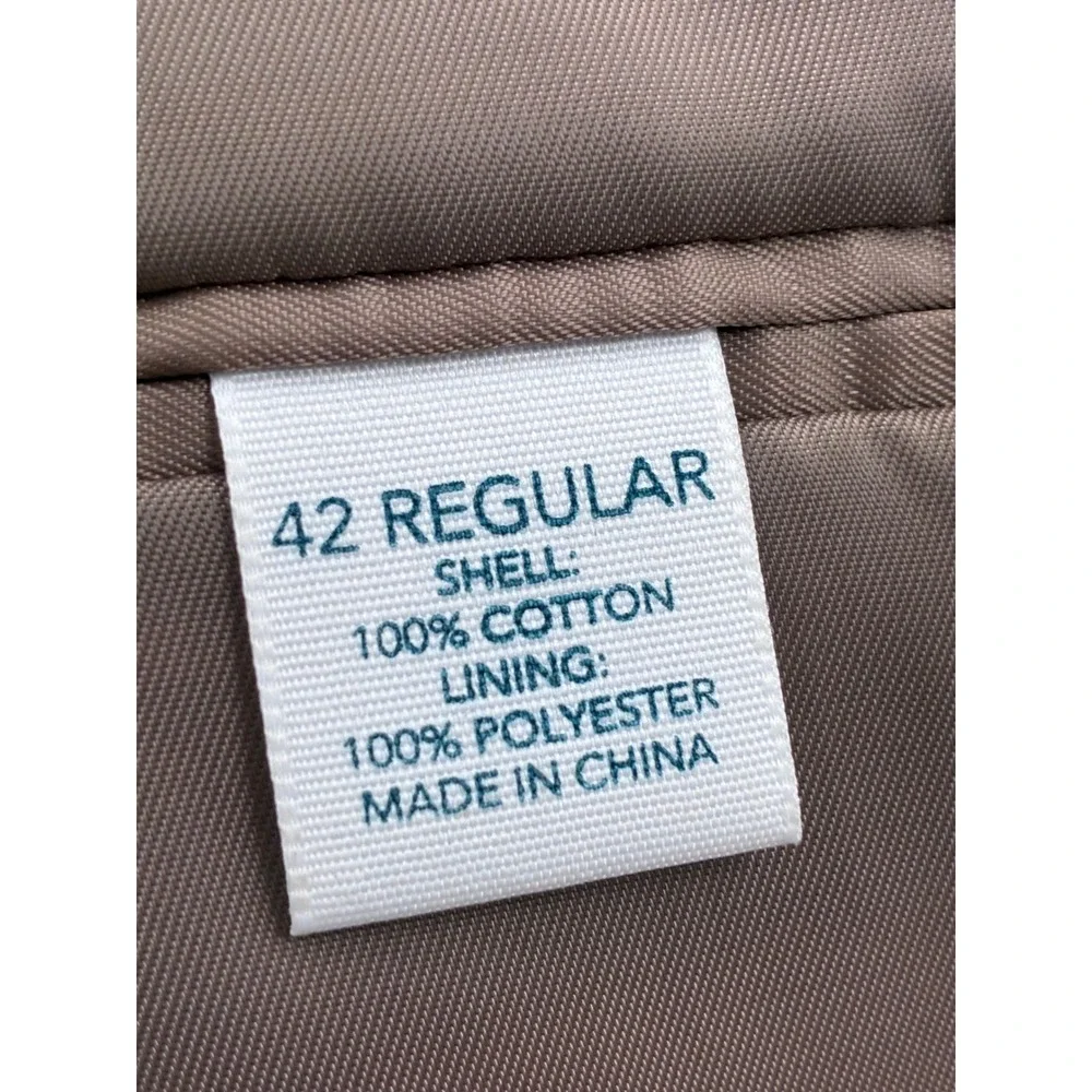 Mens 42 Regular Tan Corduroy Sportcoat Blazer Classic Fit 2-Button NWT Preppy